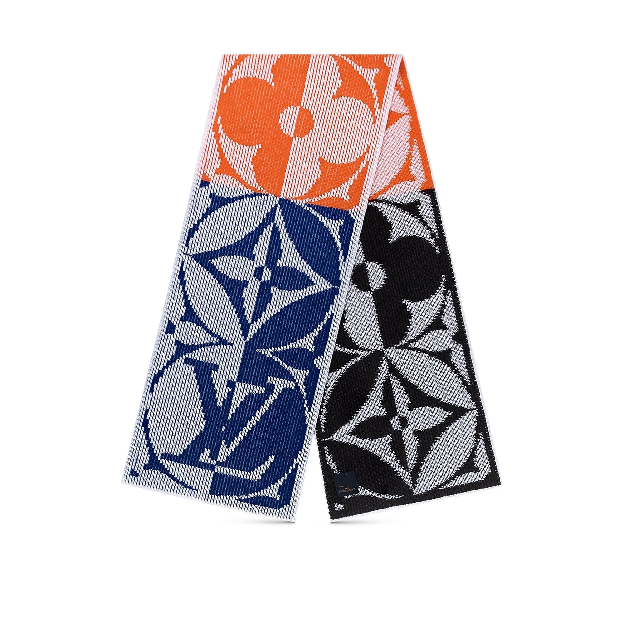 Rib Flower Scarf - 1