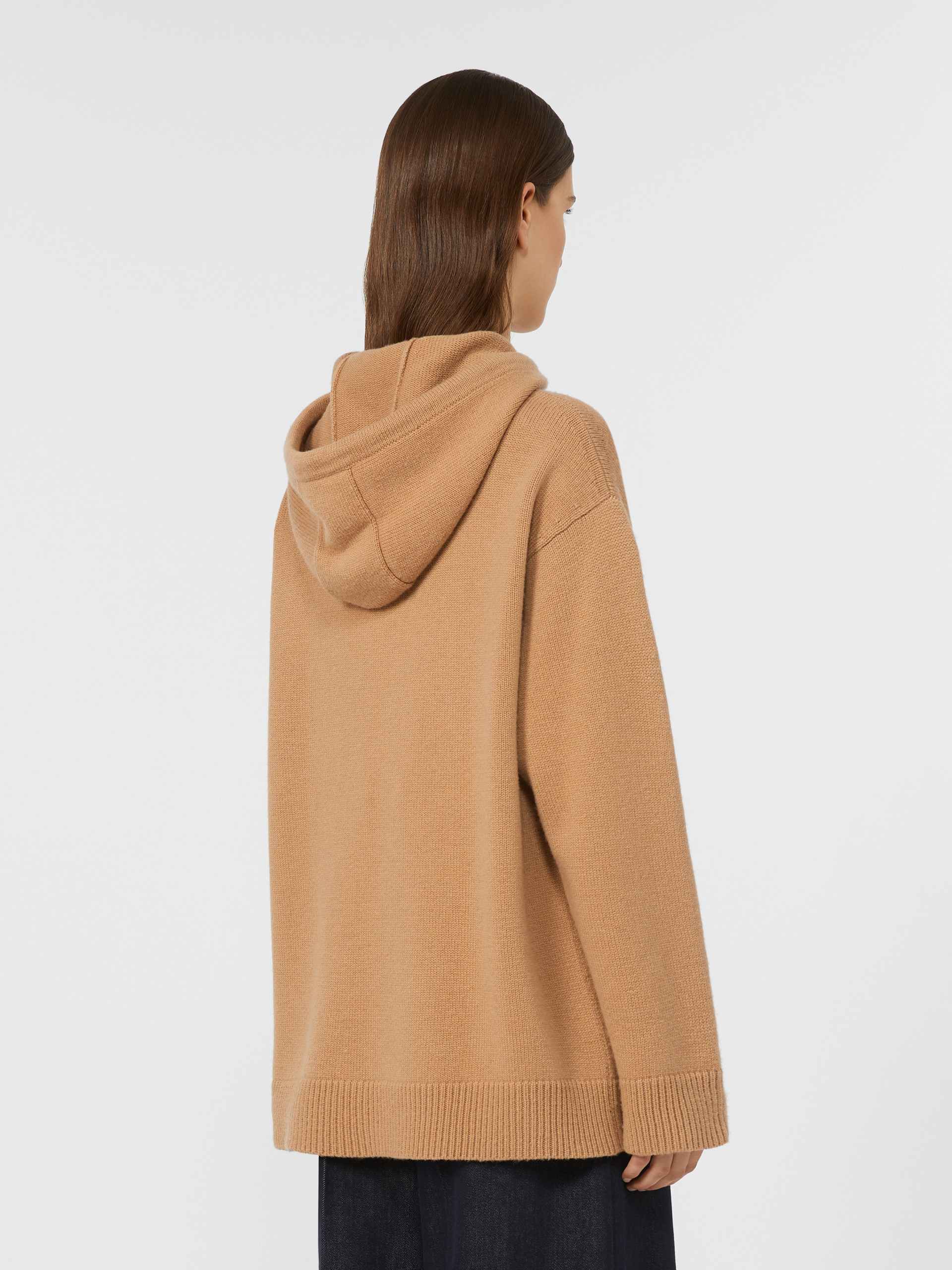 LIANA Wool and cashmere hooded sweatshirt - 4