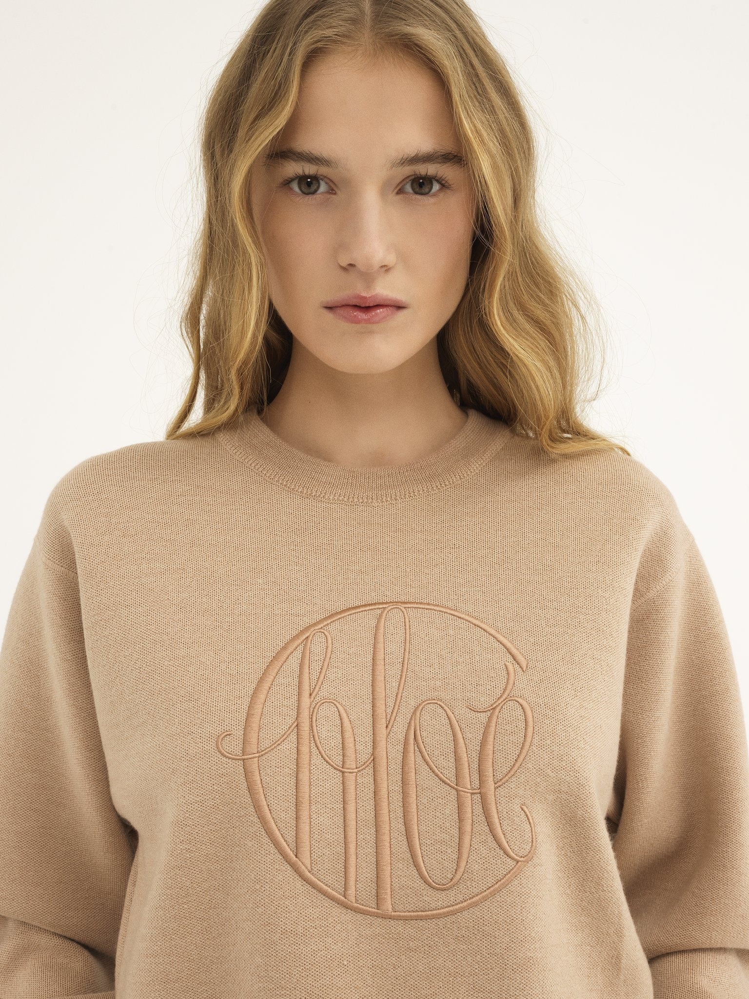 KNITTED LOGO SWEATER IN WOOL - 6