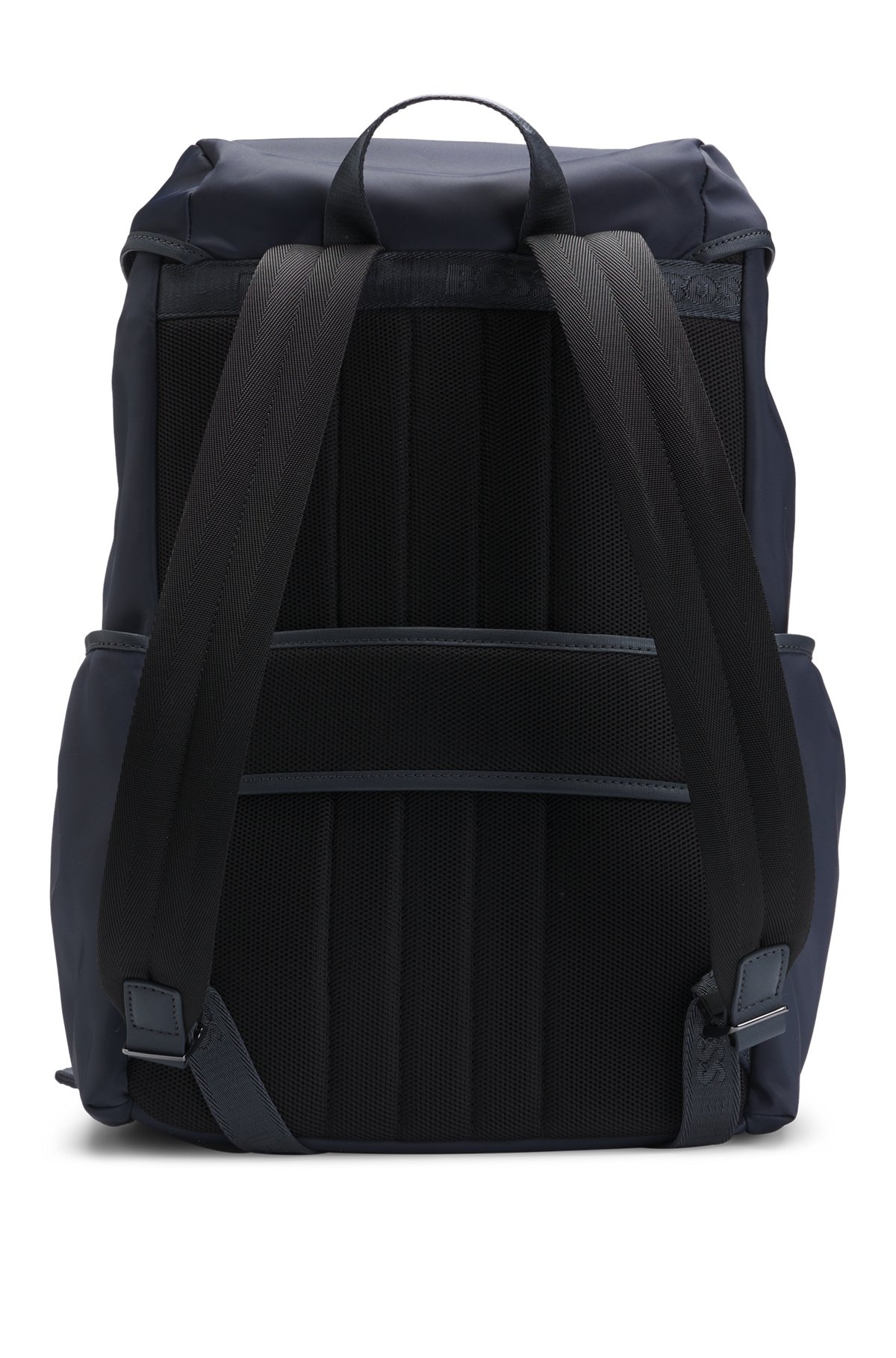MULTI-POCKET BACKPACK WITH DOUBLE B MONOGRAM TRIM - 2