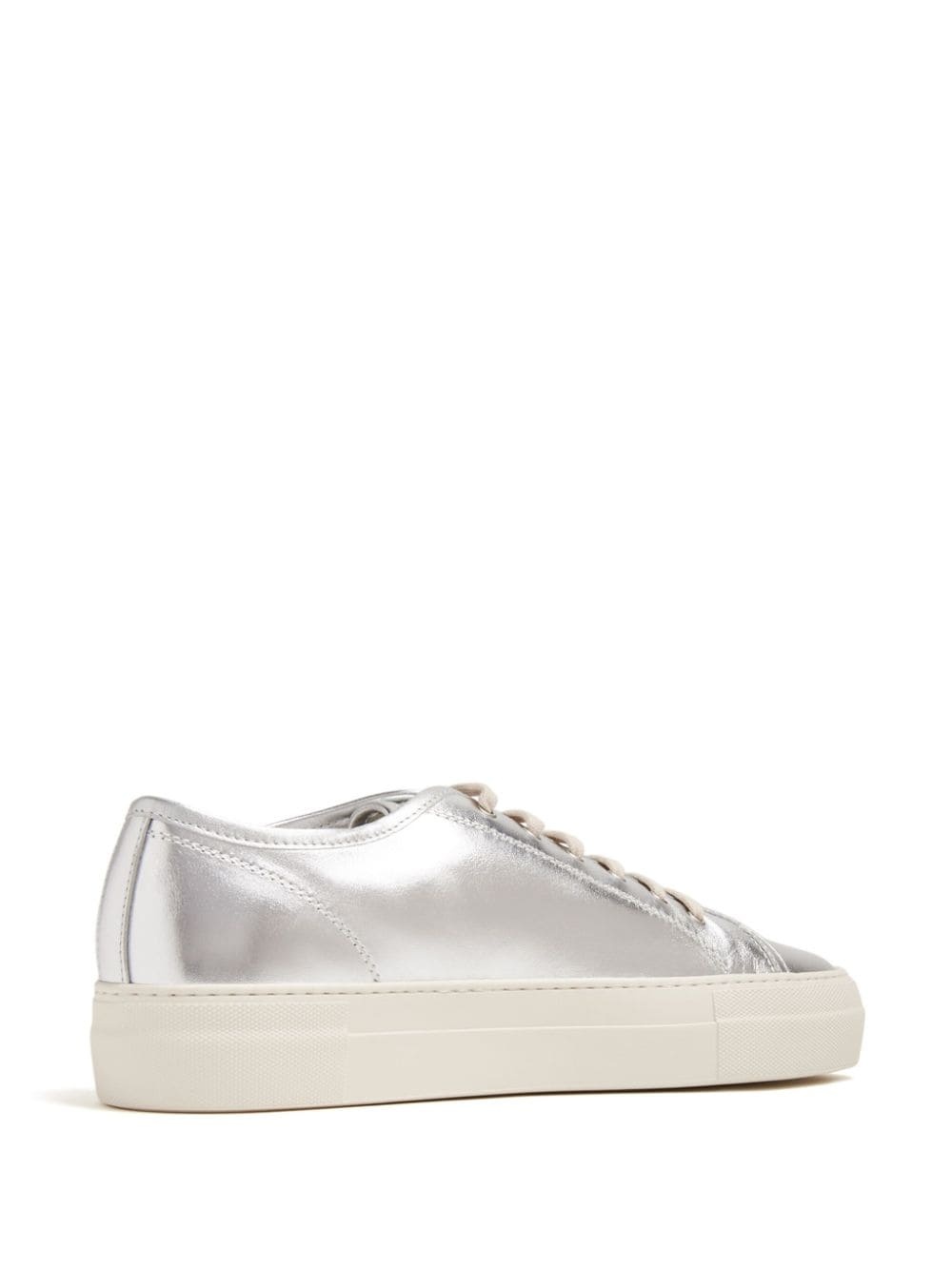 Tournament Low metallic-leather sneakers - 3