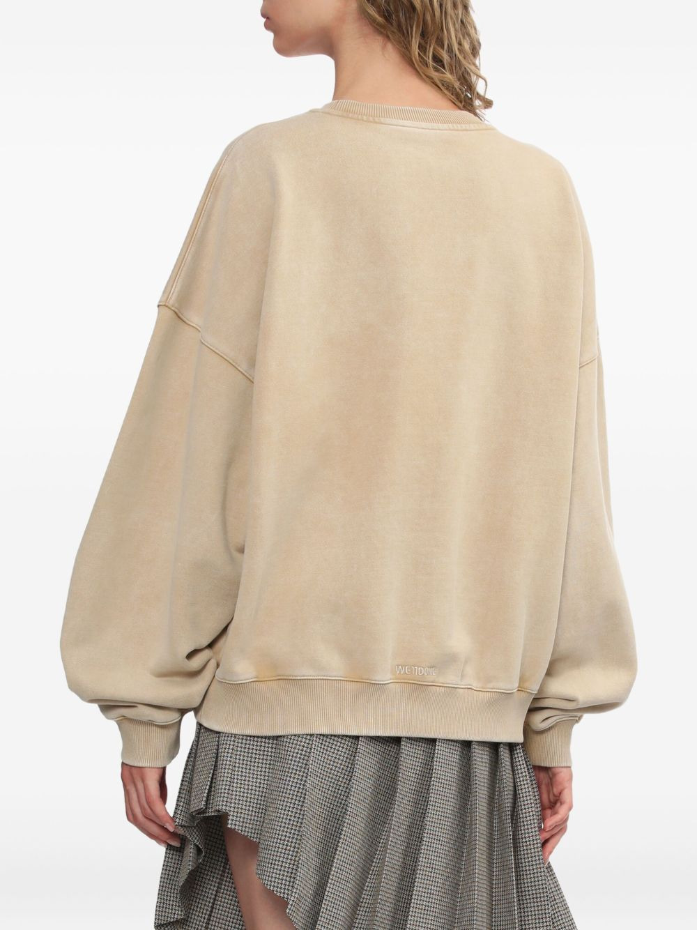 embroidered cotton sweatshirt - 4