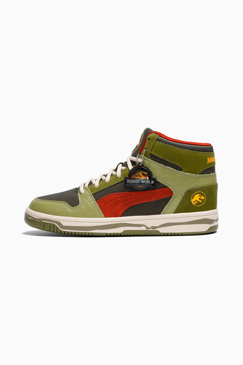 PUMA x JURASSIC WORLD Rebound Layup Men's Mid-Top Sneakers 1