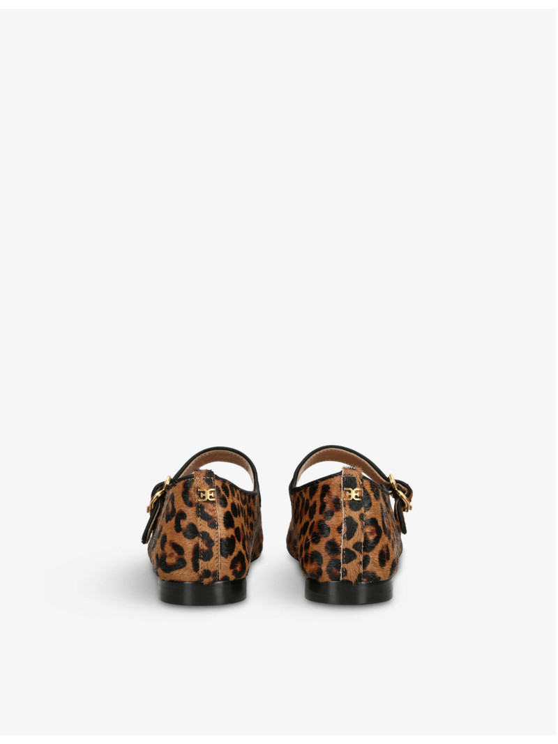 Sam Edelman Michaela Leopard-Print Leather Ballet Flats outlook