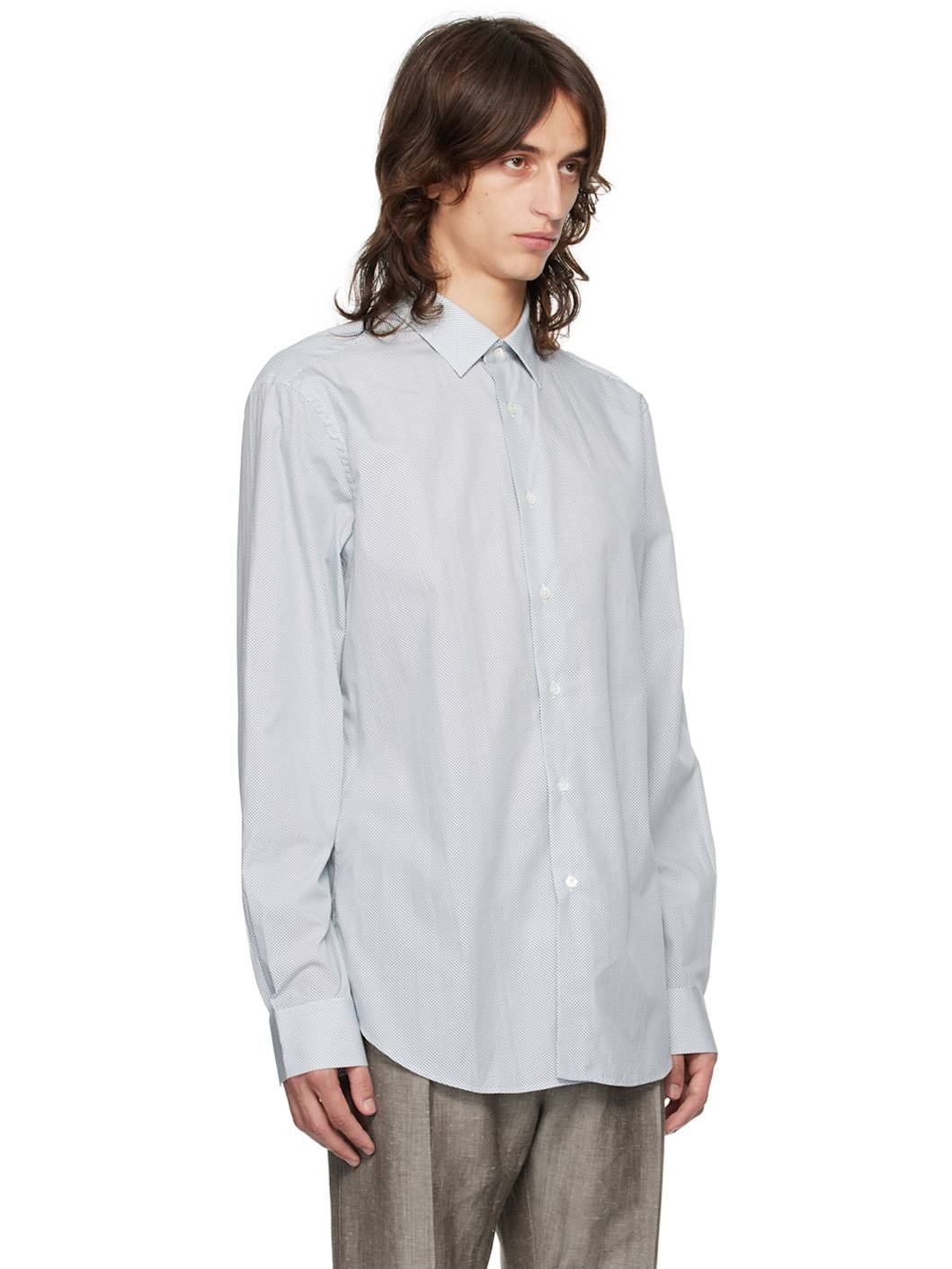 Blue Tailored Shirt - 2