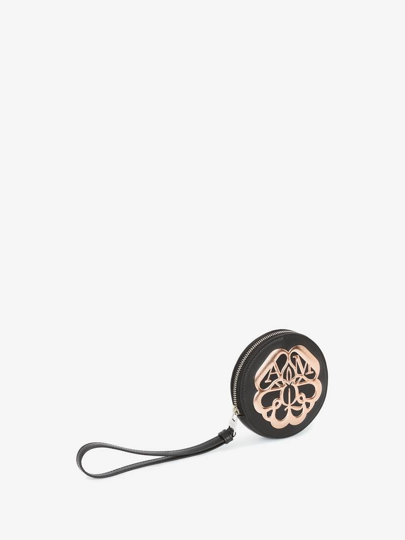 Curve Zip Coin Purse in Black - 2