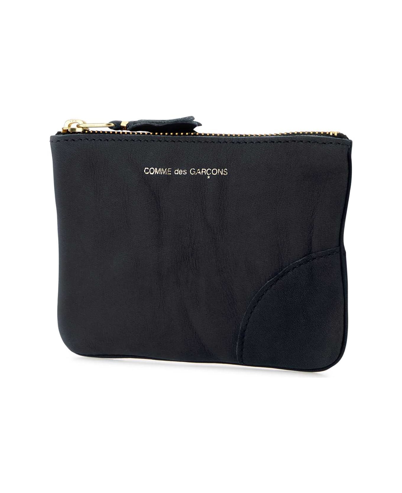Black Leather Pouch - 2