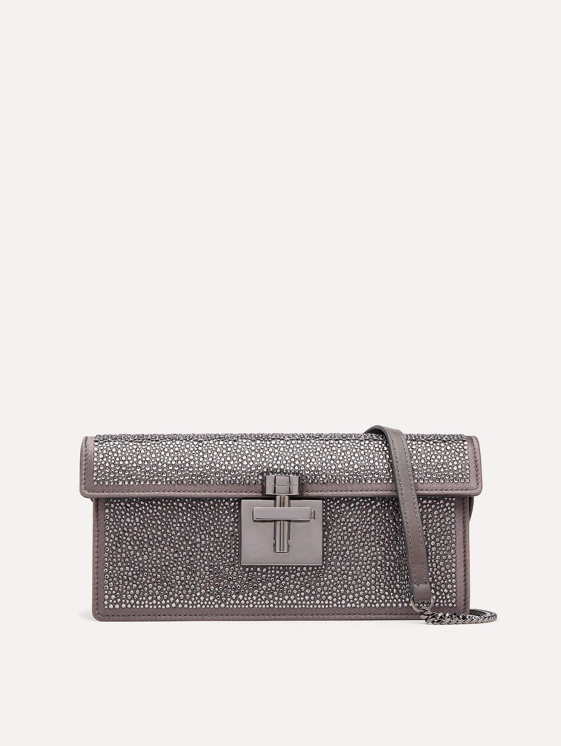 PAVÉ CRYSTAL ALIBI CLUTCH - 1