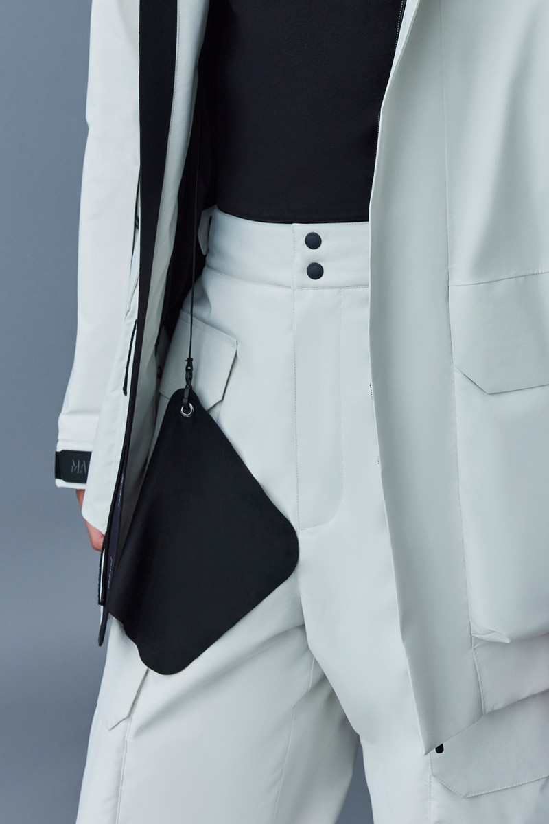 JEROME Long down ski jacket with hood 6