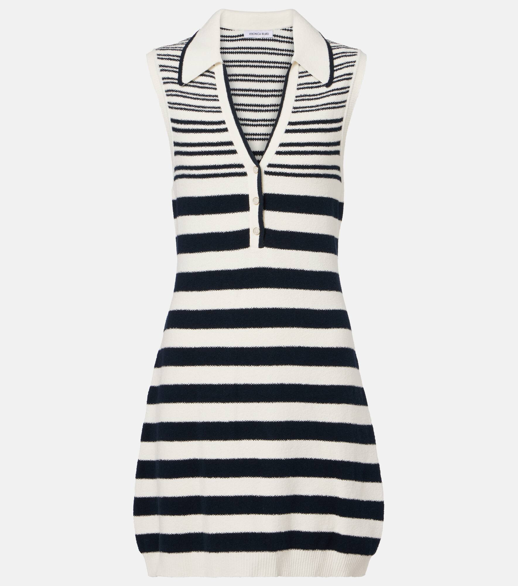 Annette cotton-blend minidress - 1