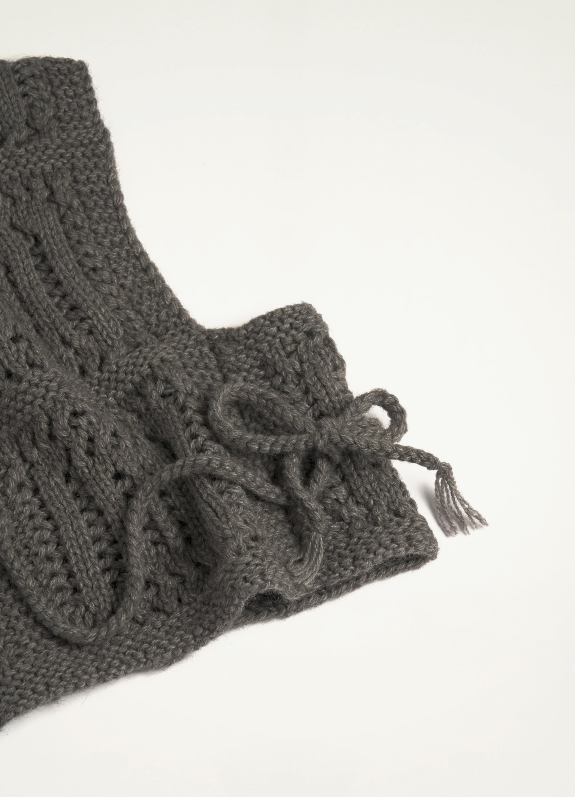 TEXTURED STITCH HOOD
ALPACA BLEND - 4