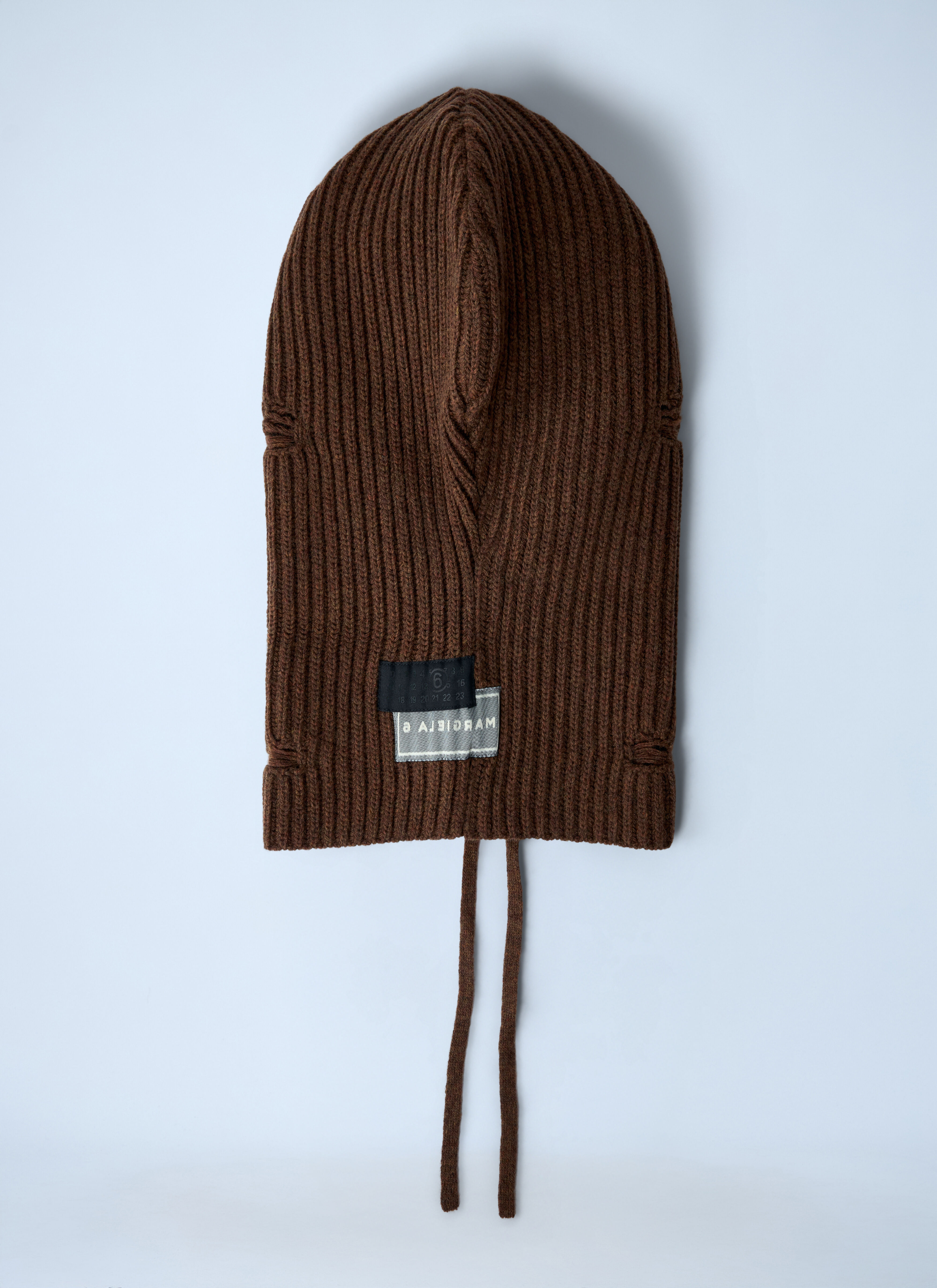 Logo Motif Knitted Balaclava - 4
