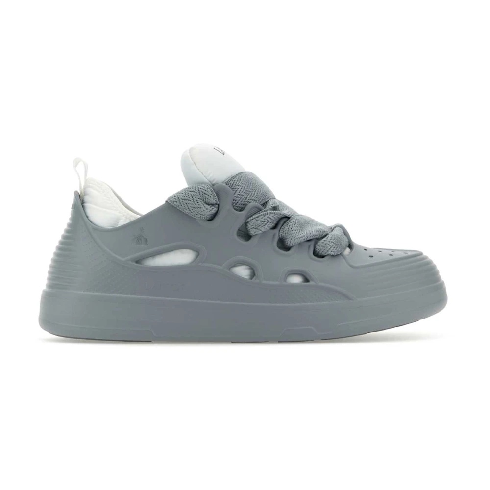 スニーカー Lanvin Grey Rubber Curb Sneakers Lanvin Grey Curb Sneakers – ICETIME LUXE