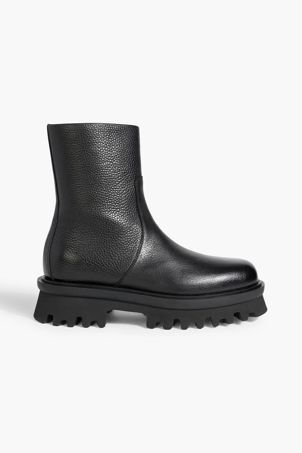 Klem pebbled-leather ankle boots - 1