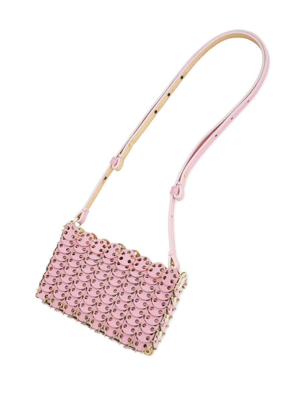 chainmail-effect shoulder bag - 3