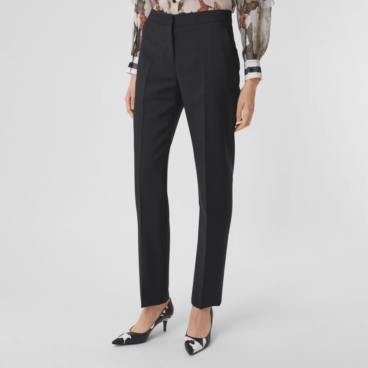 Mohair Wool Tailored Trousers - 6