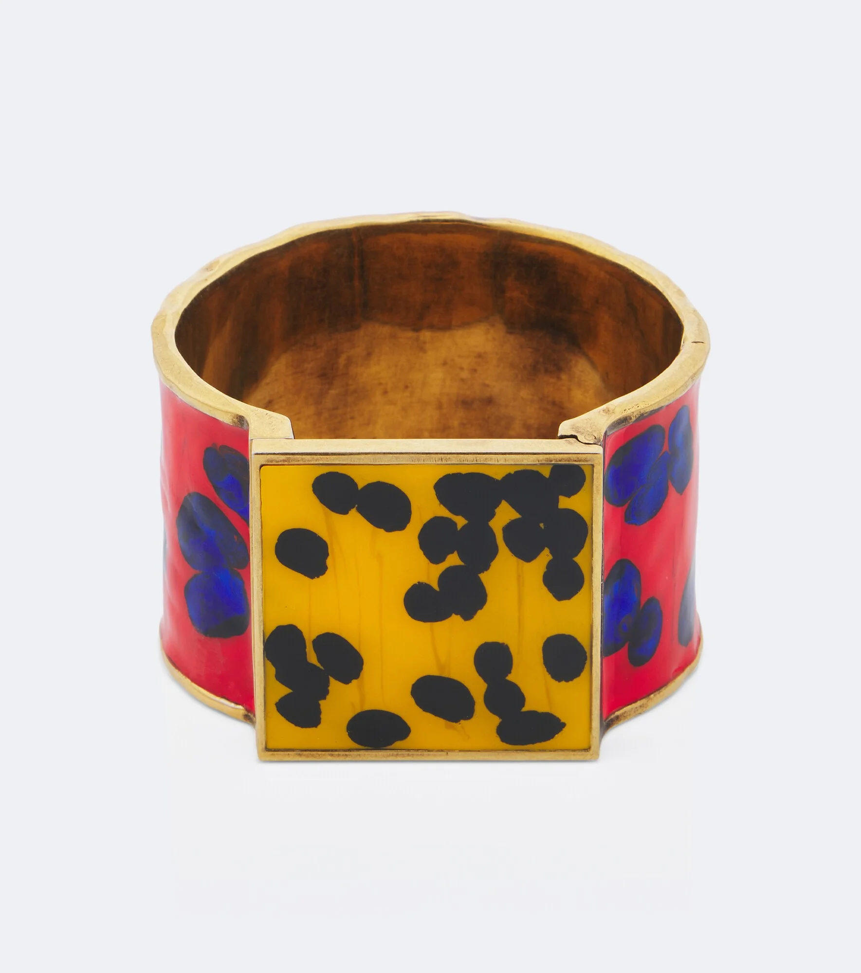 Enamel cuff bracelet - 1