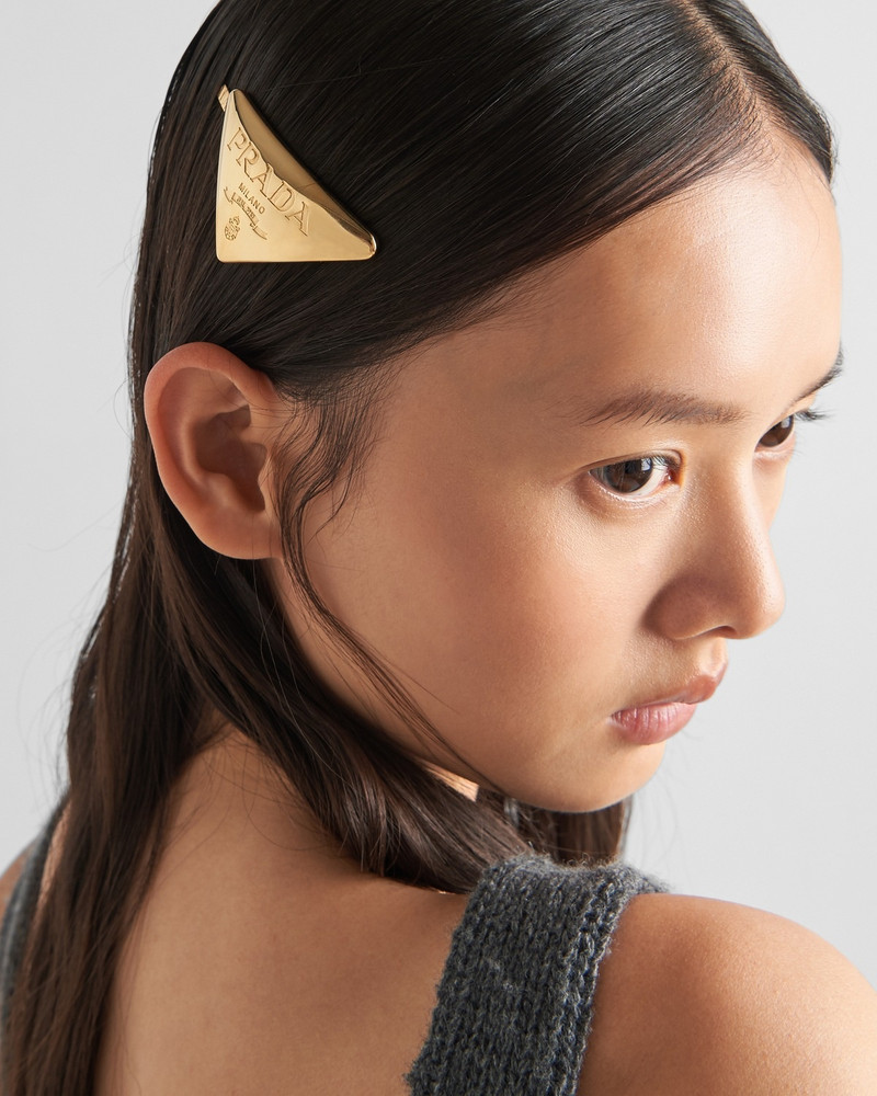 Prada Metal hair clips outlook