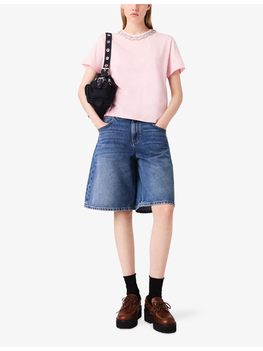 Crystal-Embellished Regular-Fit Cotton-Jersey T-Shirt - 2