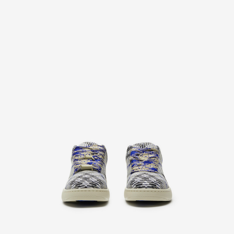 Check Knit Box Sneakers 3