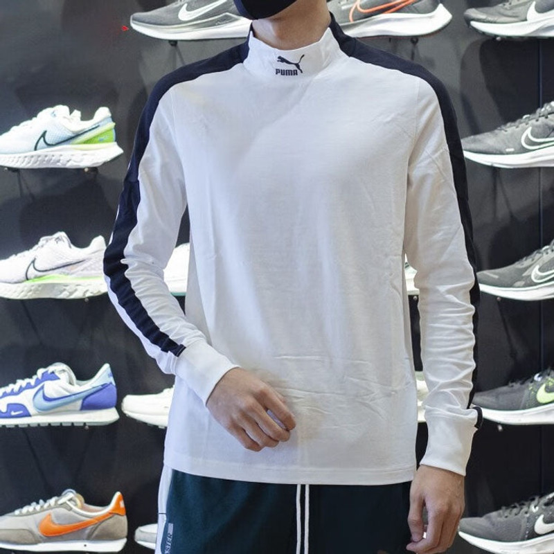 PUMA PUMA Mock Neck SportFits 'White' 673667-02 outlook