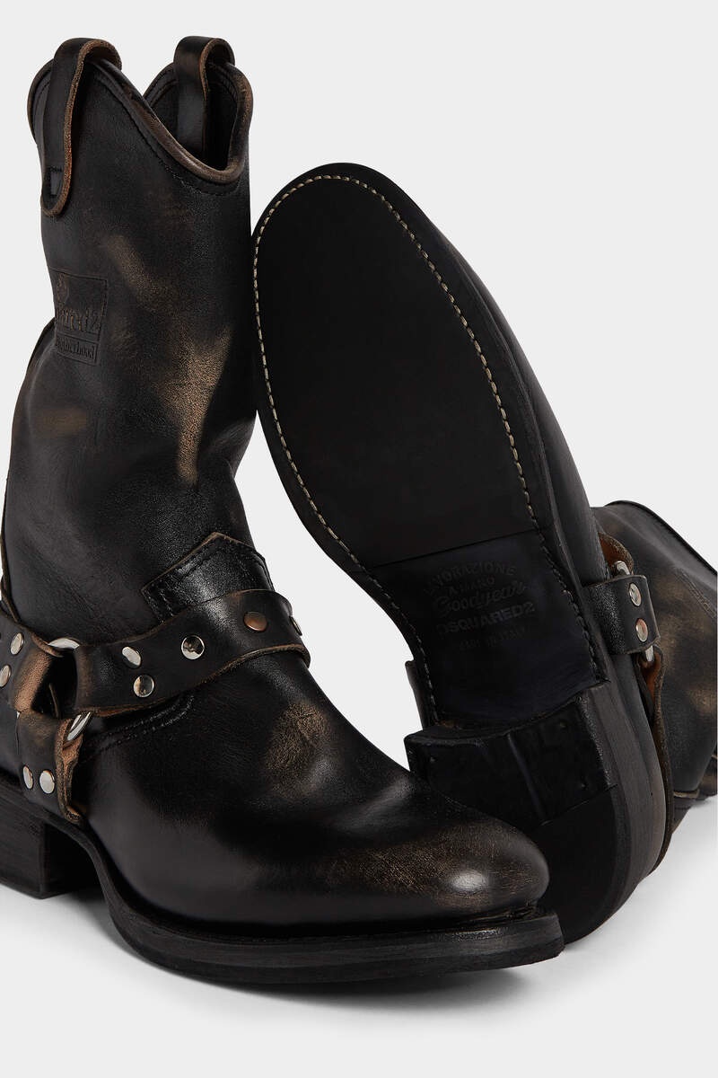 HARLEY BIKER BOOTS - 5