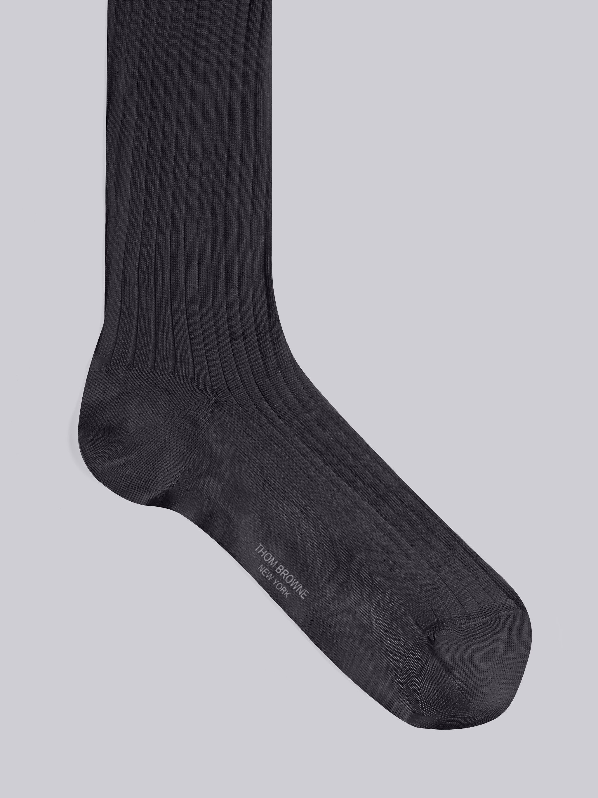 Cotton Essential Rib Stitch Mid Calf Socks - 2