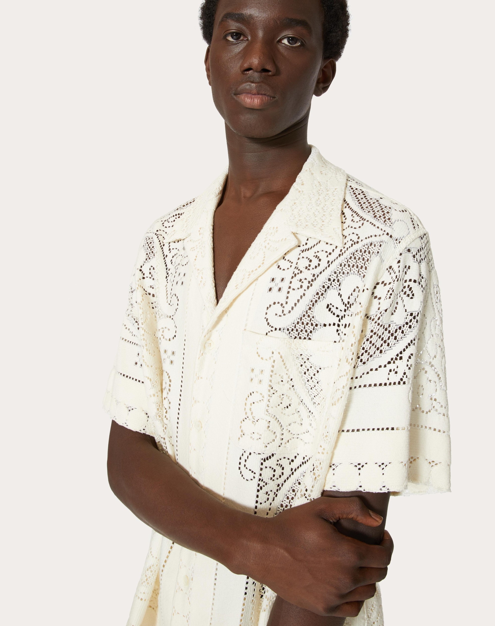 GUIPURE LACE SHIRT - 5