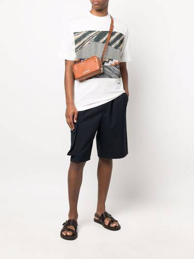 Missoni contrast pattern crew neck T-shirt outlook