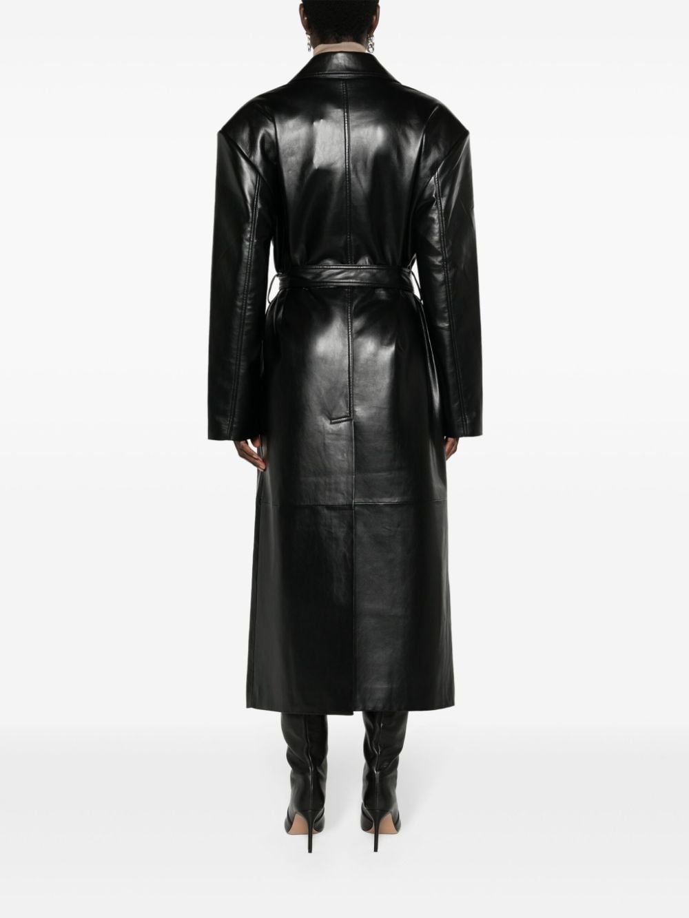 Tina double-breasted trench coat - 4