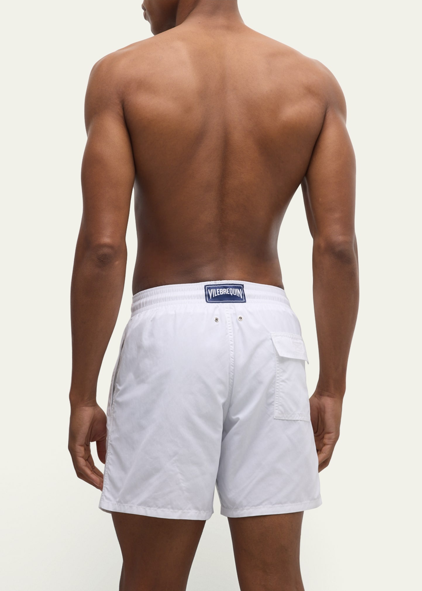 Men's Solid Swim Shorts - 3