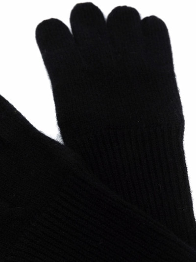 Aspesi ribbed-knit cashmere gloves outlook