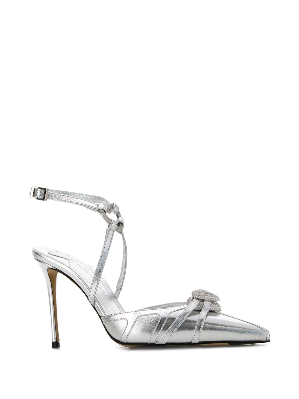 95mm crystal-embellished ankle-strap pumps - 2