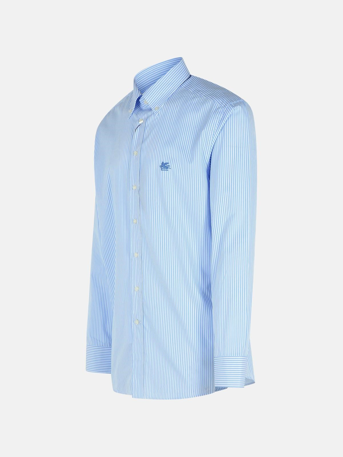 LIGHT BLUE COTTON SHIRT - 2