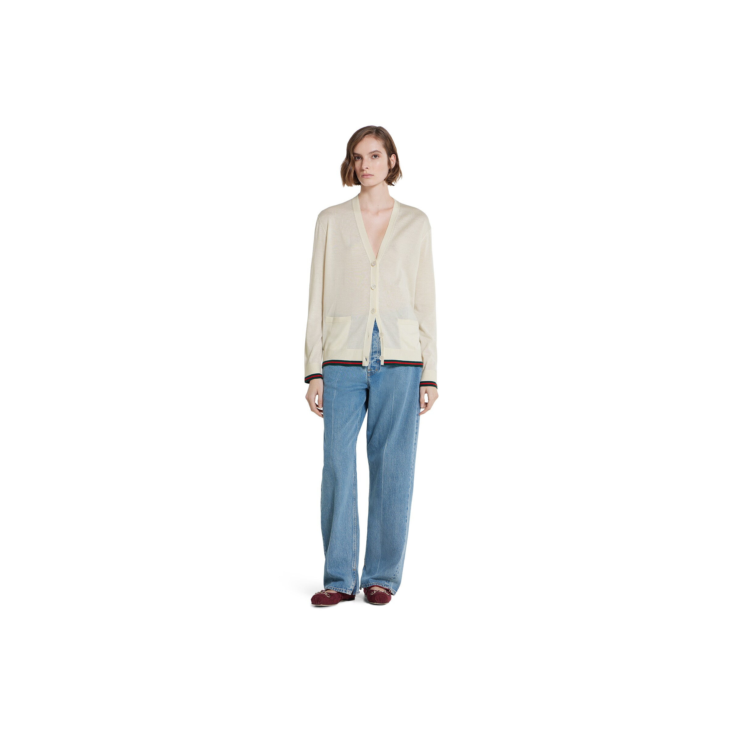 Extra fine cashmere silk cardigan - 2