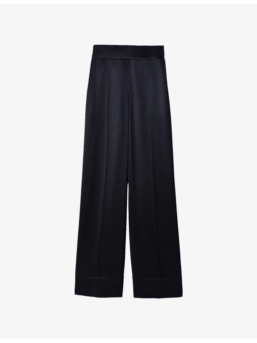 Dijon Wide-Leg Satin Trousers - 1