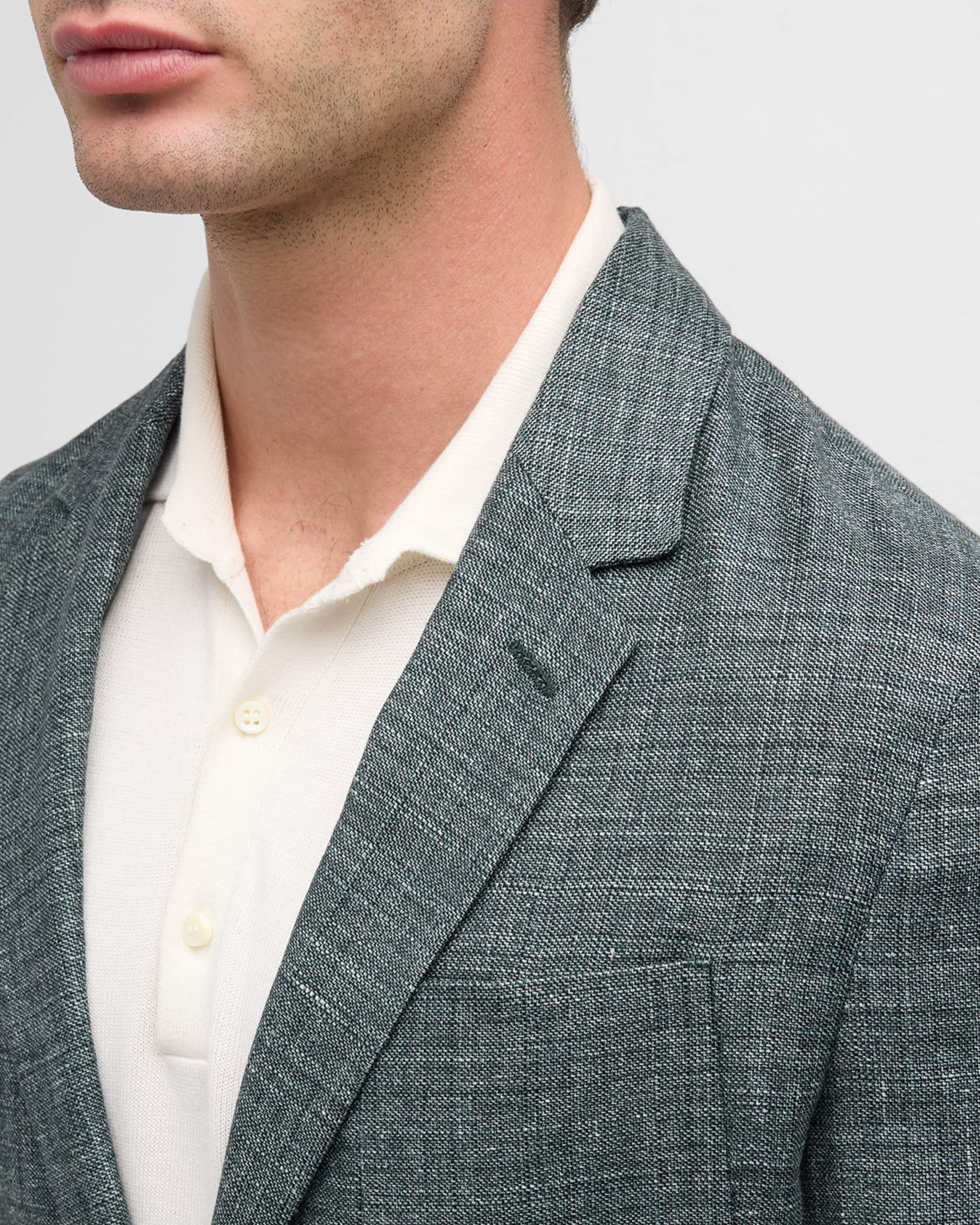Men's Wool-Linen Sport Jacket - 2