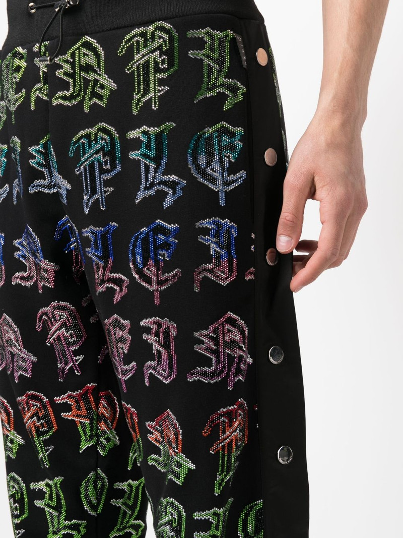 gothic logo-print tracksuit 6