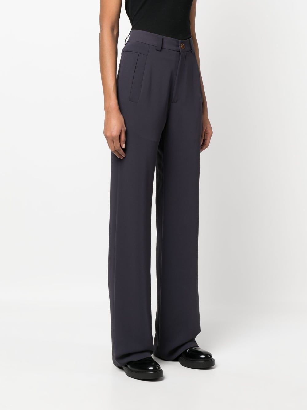 straight-leg tailored trousers - 3
