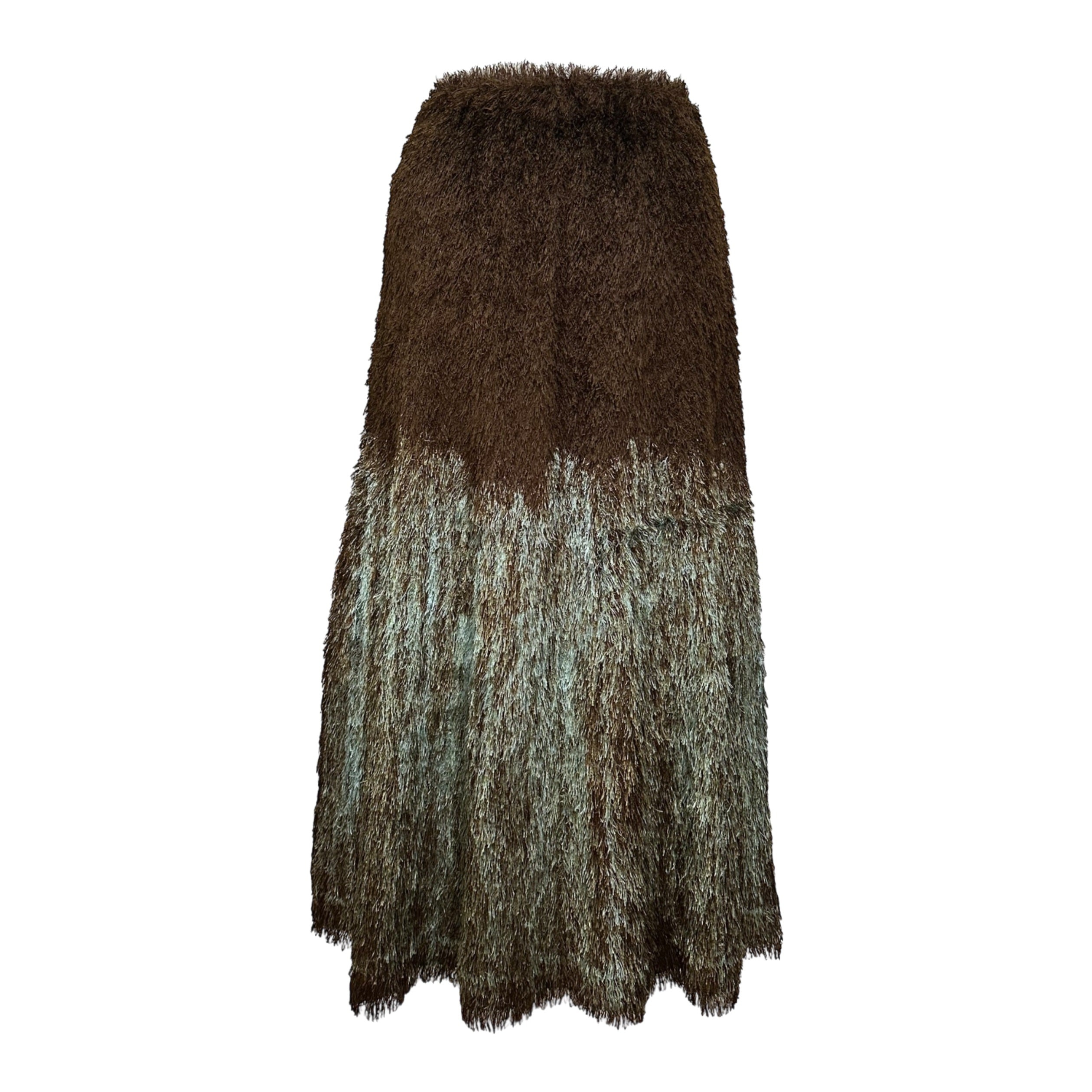 PLEATS PLEASE ISSEY MIYAKE Shaggy Long Skirt - 2