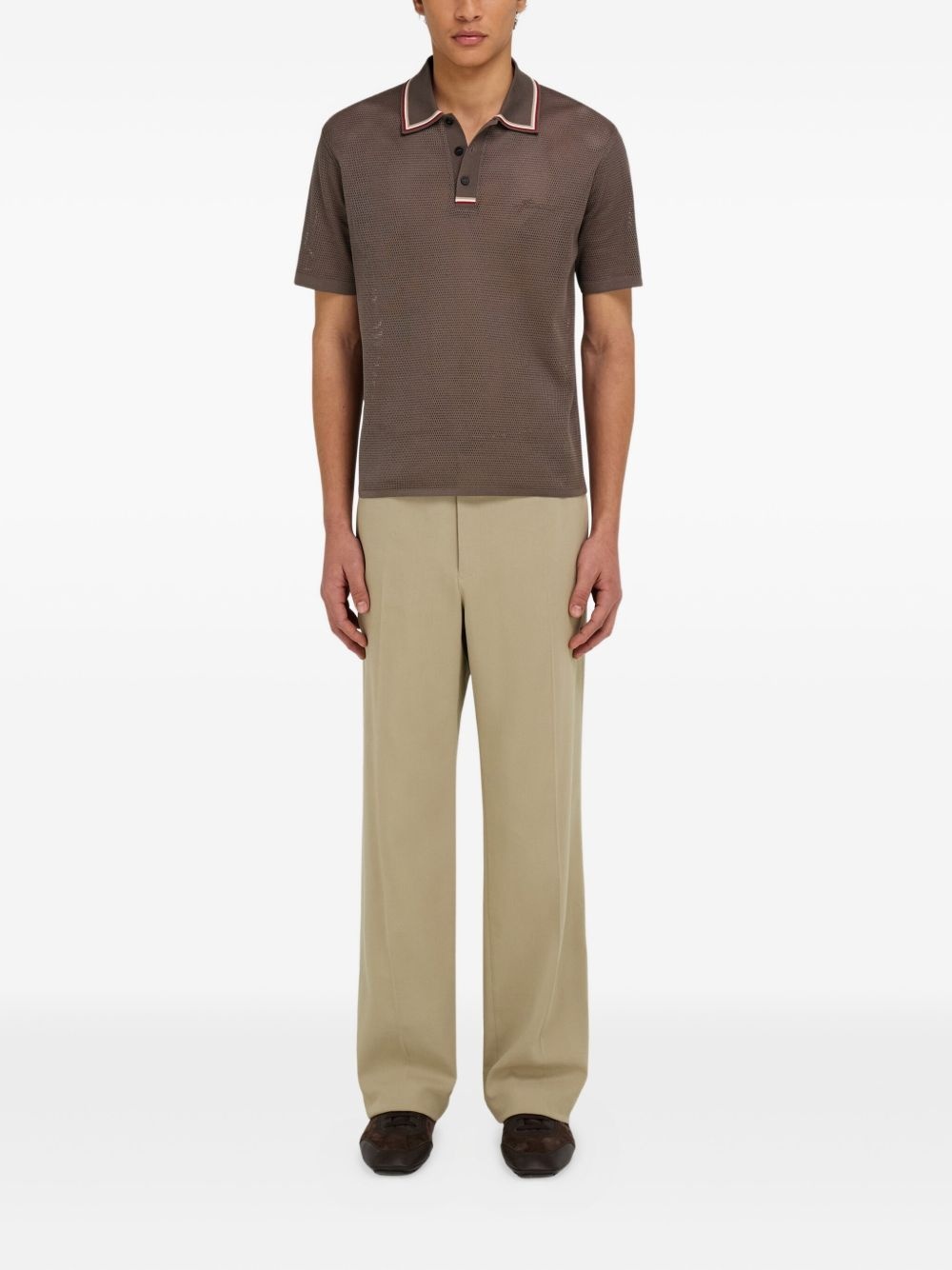 logo-embroidered polo shirt - 2