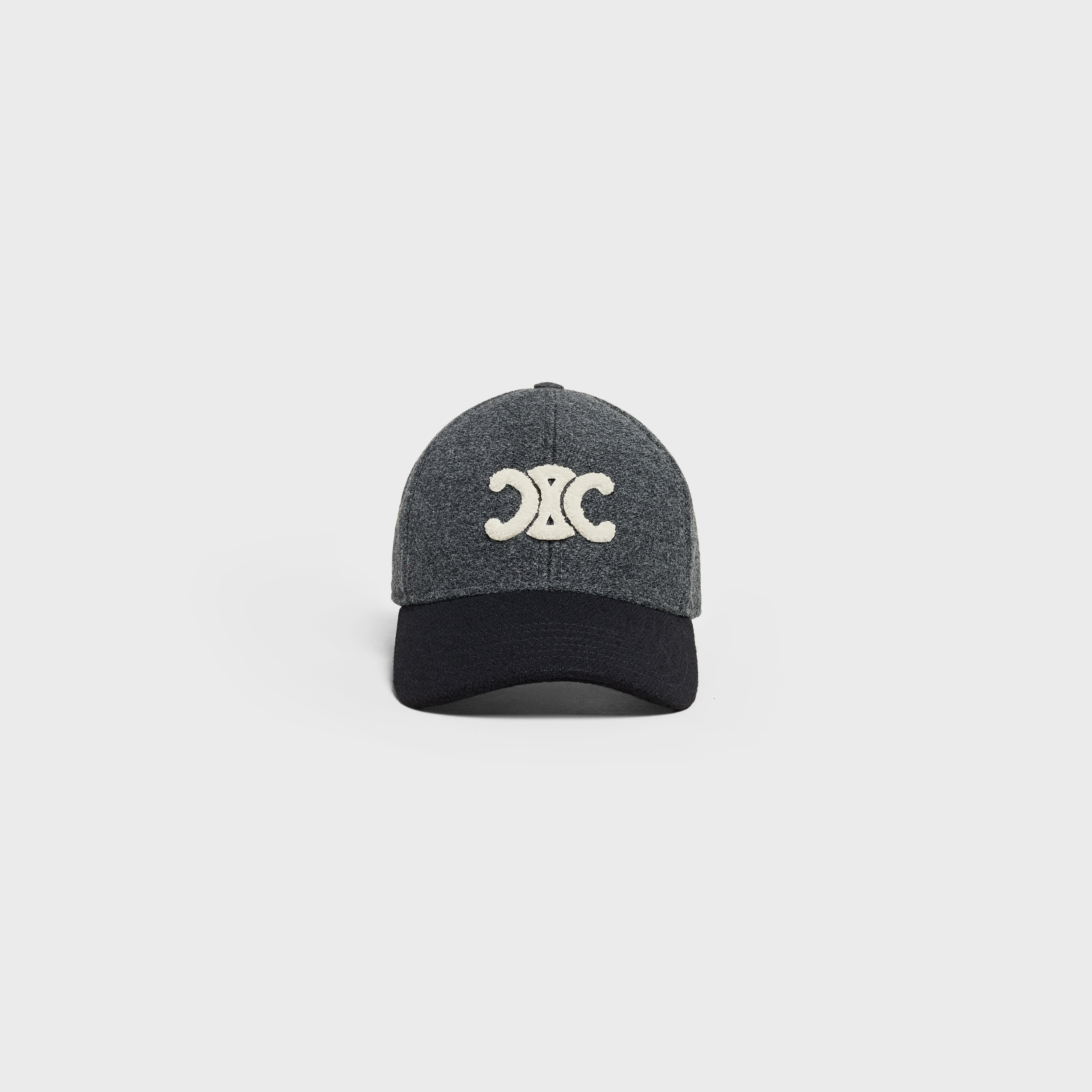 "TRIOMPHE" BASEBALL CAP IN WOOL - 2