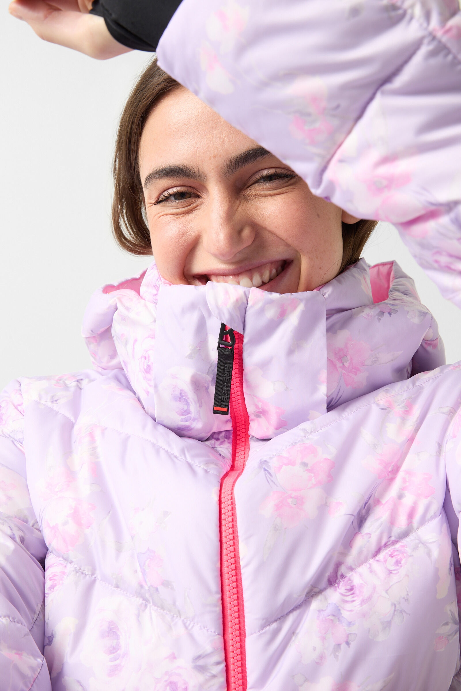 Saelly ski jacket in Lilac/Pink - 5