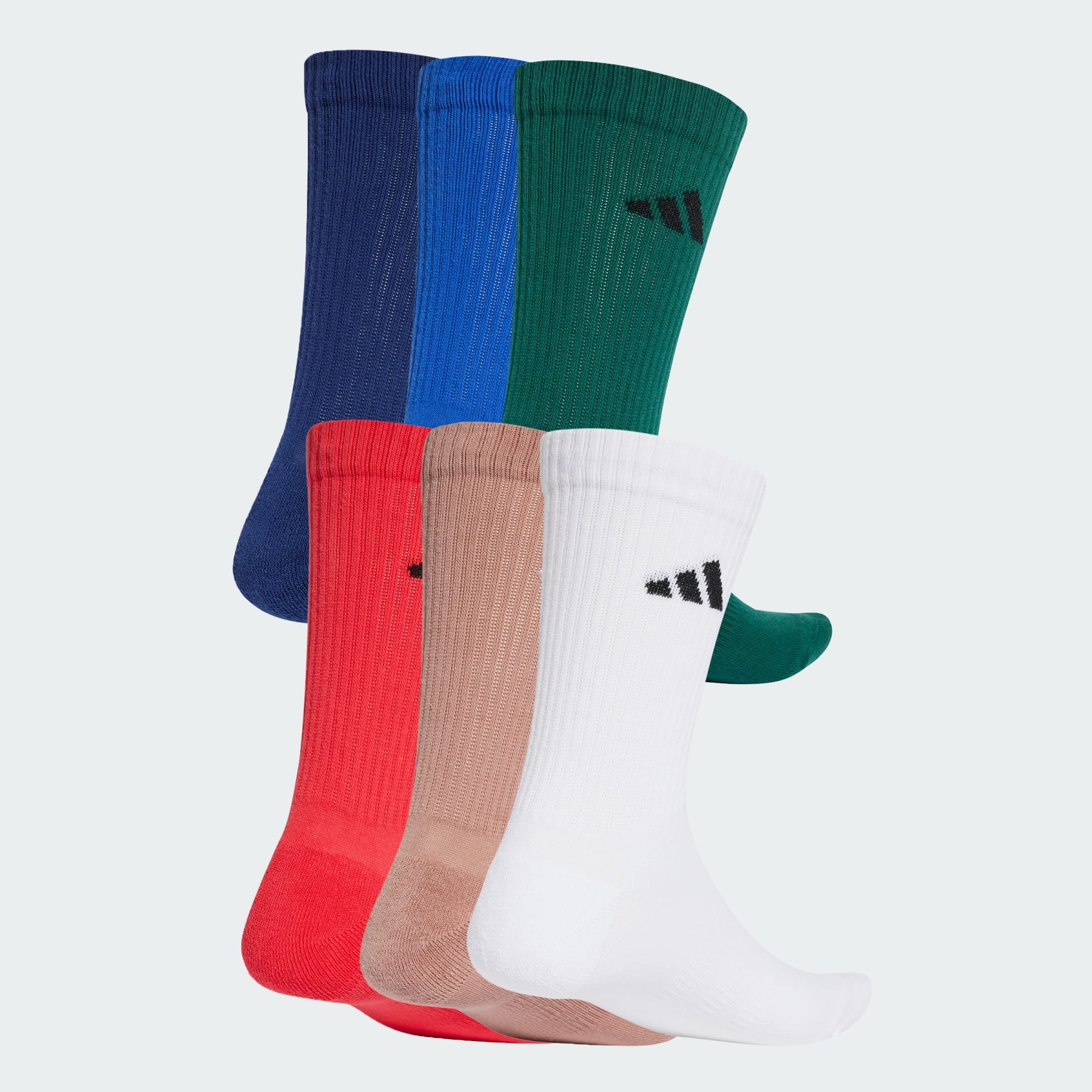 Cushioned Crew Socks 6 Pairs - 2
