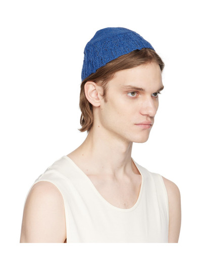 MAGLIANO Navy Lace Beanie outlook