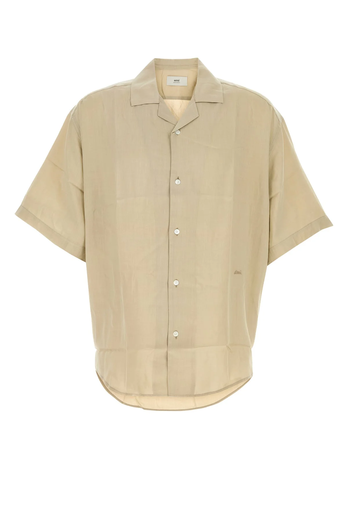 Beige viscose shirt - 1