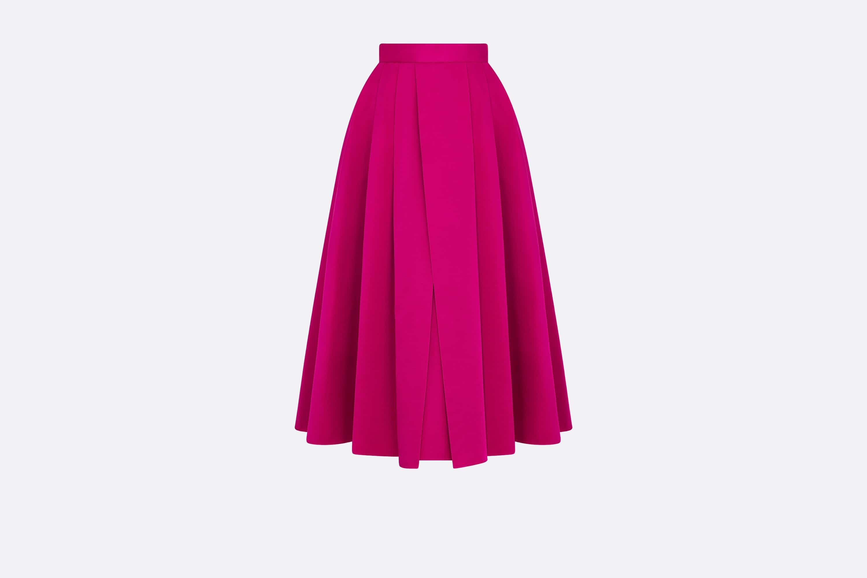 Mid-Length Pleated Skirt - 1