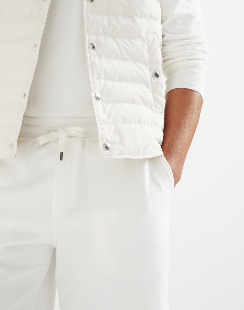 Techno cotton French terry Bermuda shorts 3