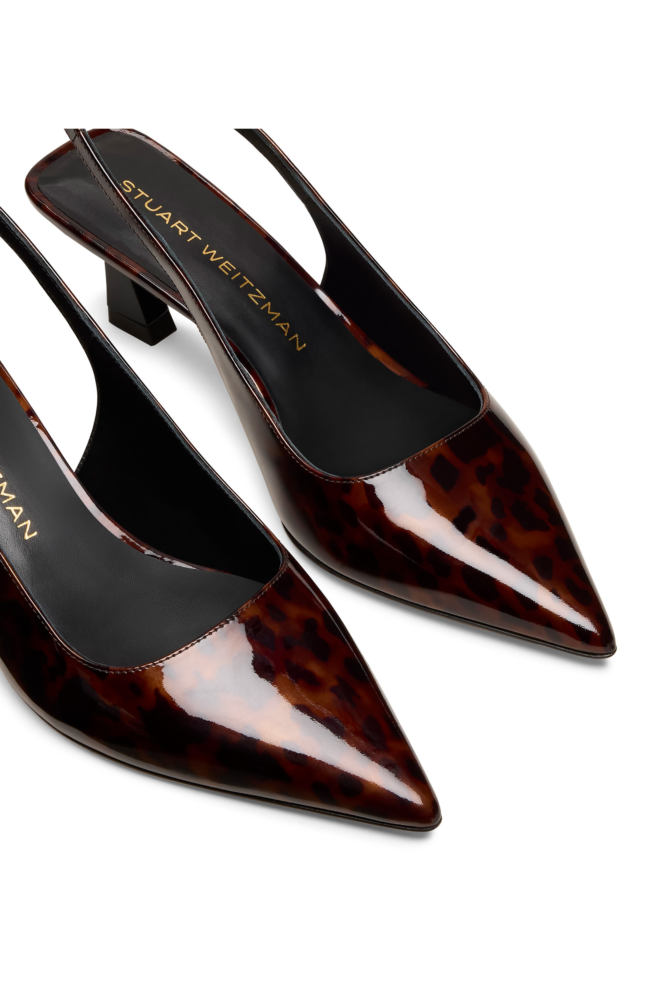 Stuart Weitzman Vinnie 50 Slingback Pump in Dark Brown at Nordstrom - 4