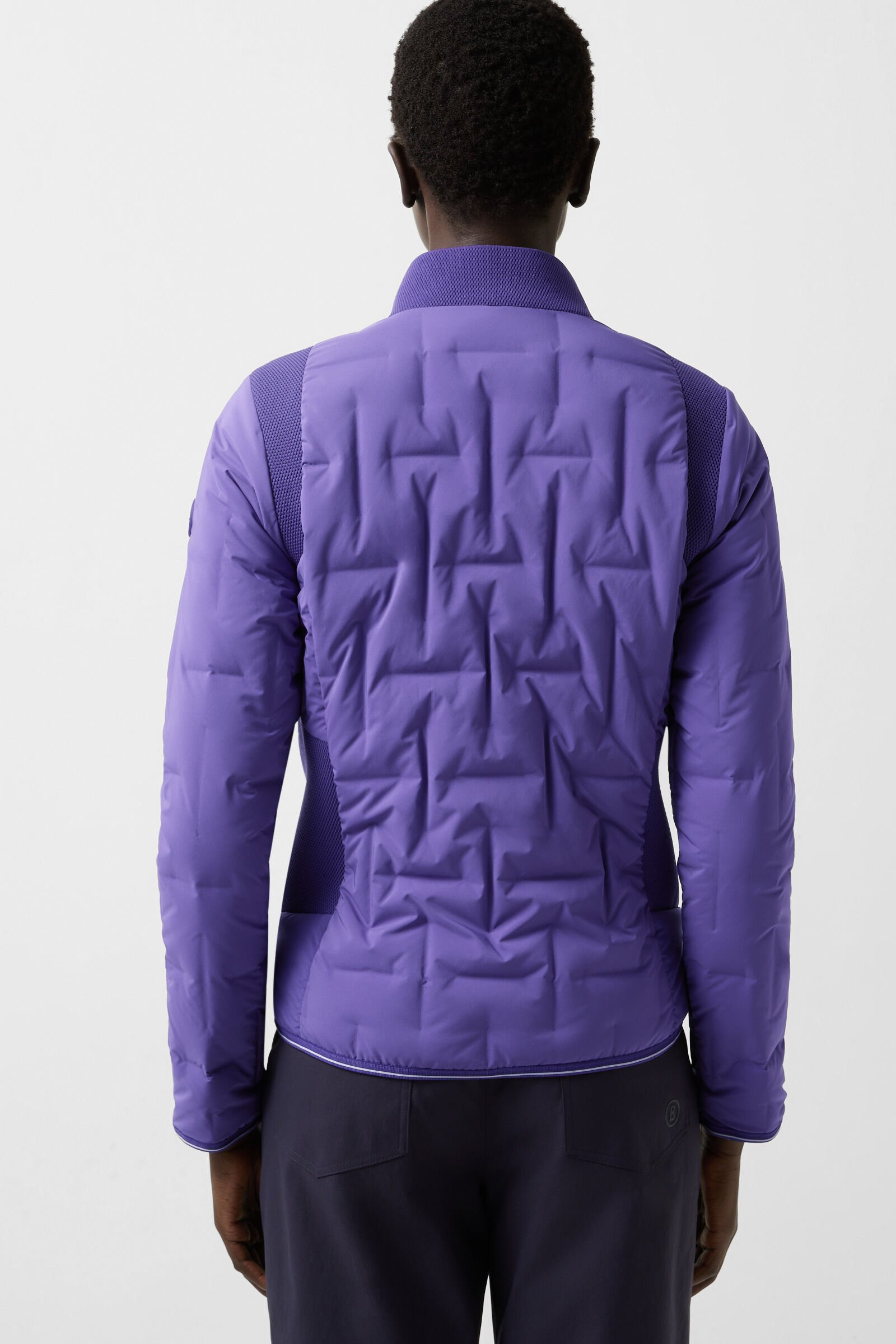 Jina lightweight down jacket in Violet - 3